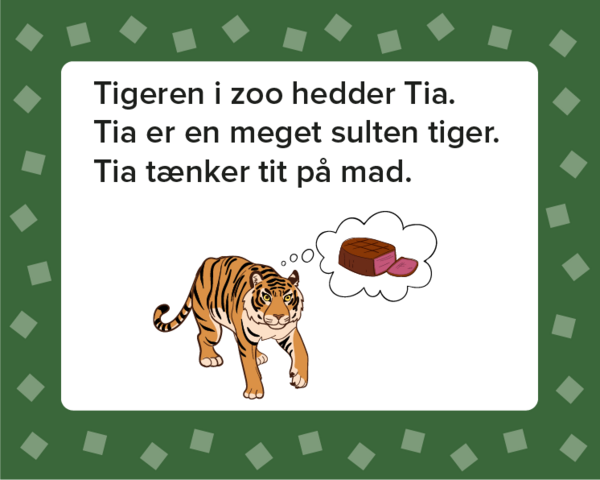 Laes om tigeren Tia tekst   Clio Online  2016