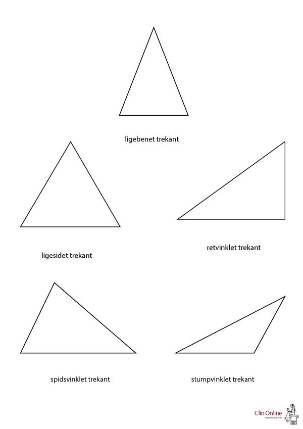 5 forskellige trekanter clioonline