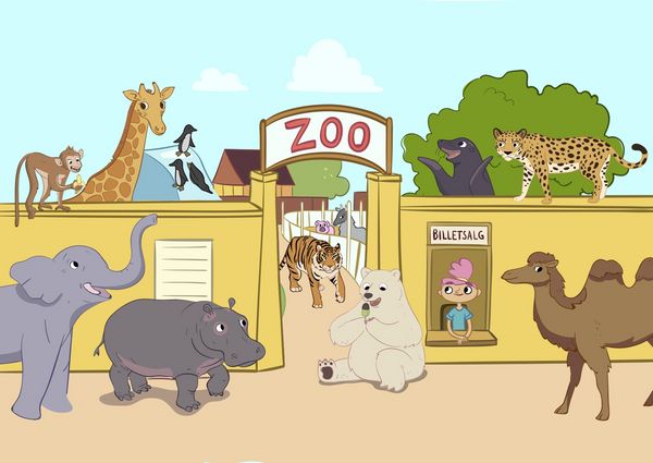 dyrene i zoo 